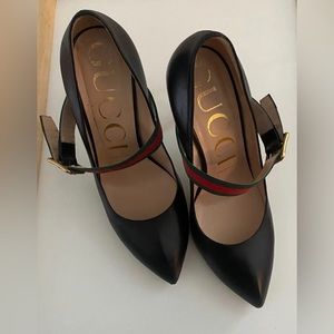 Gucci Magala Kid Black Pumps